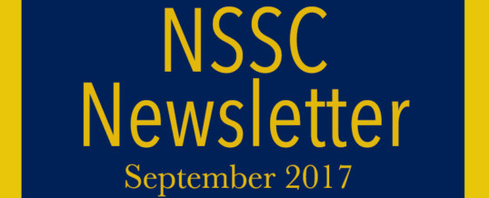 Nuclear Science and Security Consortium Newsletter – September 2017