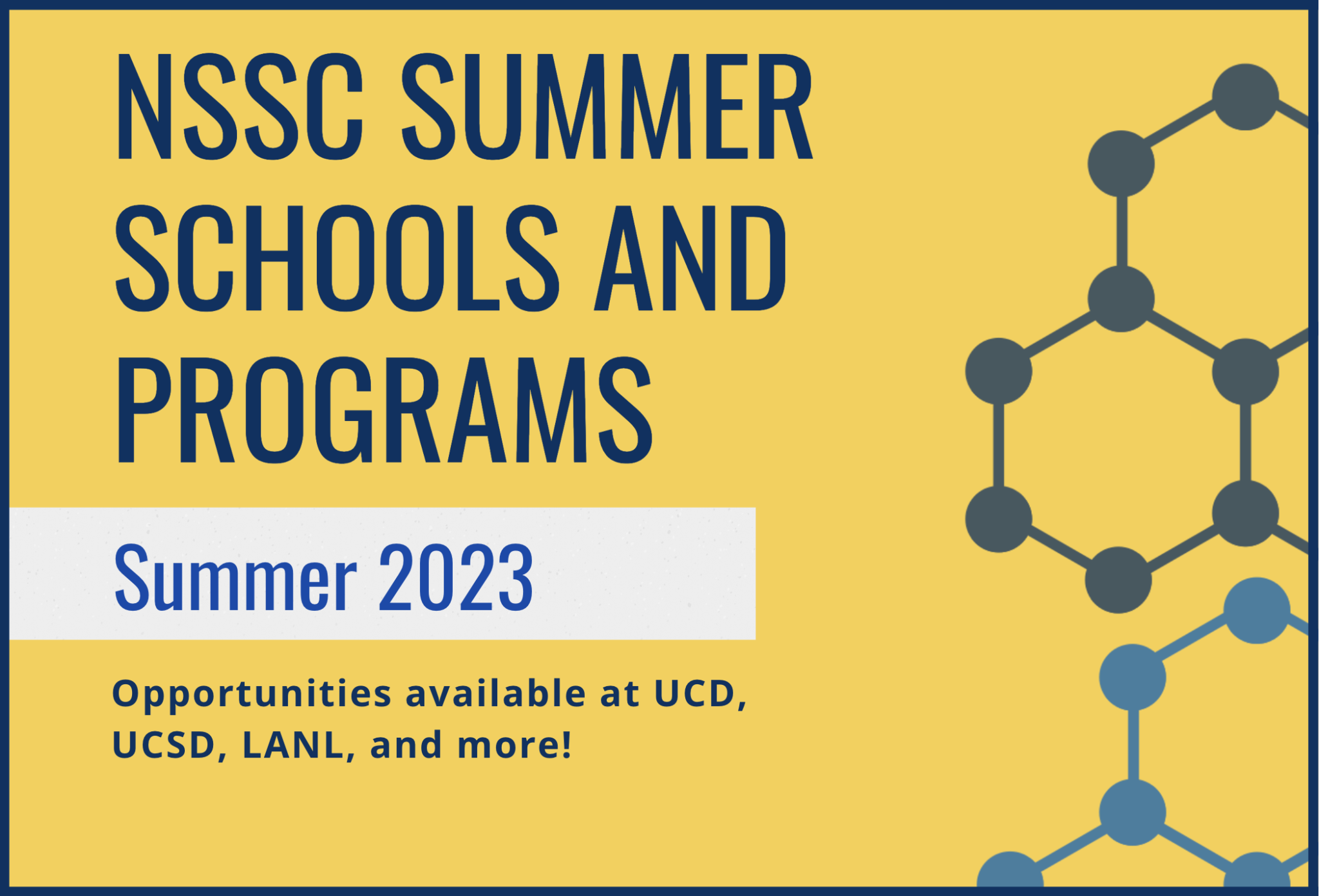 NSSC Summer Schools – NUCLEAR SCIENCE AND SECURITY CONSORTIUM